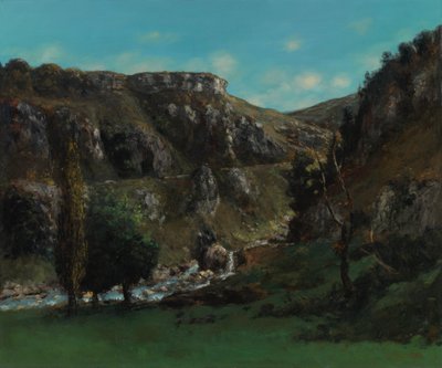 Valle della Laloue vicino a Mouthiers-Haute-Pierre da Gustave Courbet